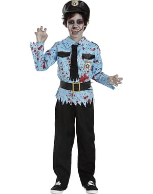 Zombie Police Officer Costume for Kids