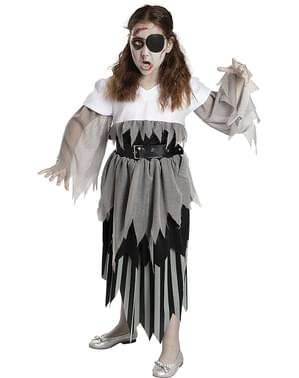 Costum pirat zombi pentru fete