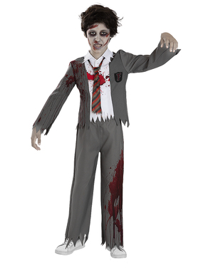 Zombie Student Kostyme til Gutt