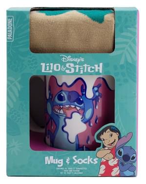 Caneca e meias Stitch - Lilo & Stitch