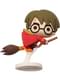 Harry Potter with Nimbus Rubber Mini Figurine - Harry Potter