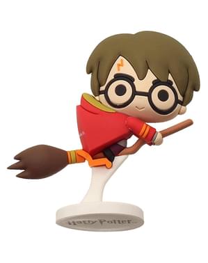 Mini Figur Harry Potter med Nimbus i gummi - Harry Potter