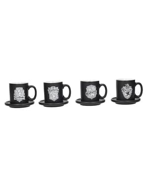 4 Harry Potter House Crest Mugs