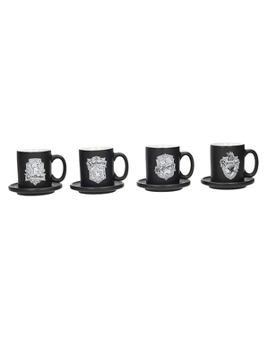 4 tasses Harry Potter Emblèmes Maisons