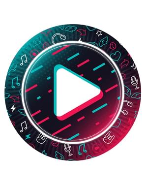 8 šķīvji no Tik Tok (23 cm)