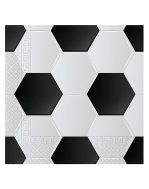 20 servilletas de futbolista (33x33 cm)