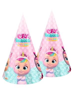 6 chapeaux de fête Cry Babies