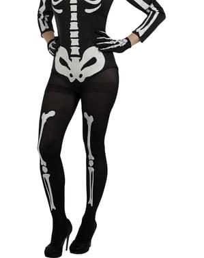 Skjelett Tights Til Dame