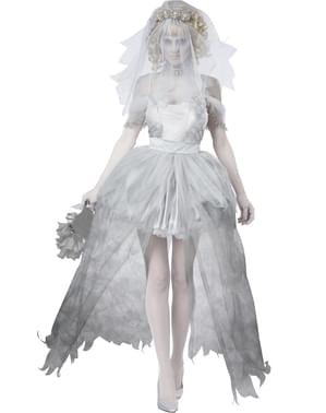 Déguisement mariée zombie femme