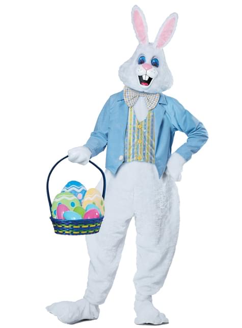 Déguisement gonflable de lapin de Pâques à cheval (enfant/adulte
