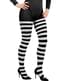 Collants noirs et blancs femme