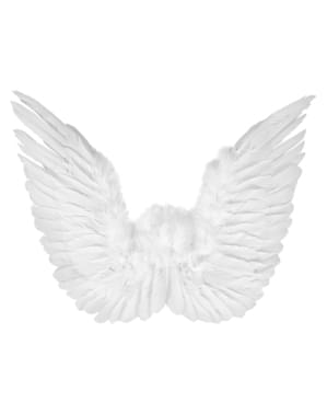 Asas de anjo brancas