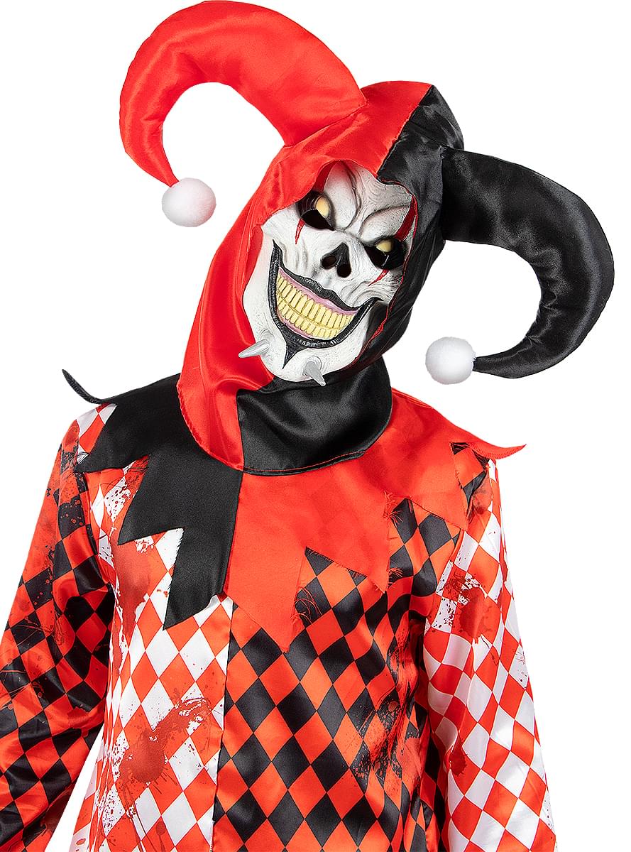 Strašni Jester kostum za moške