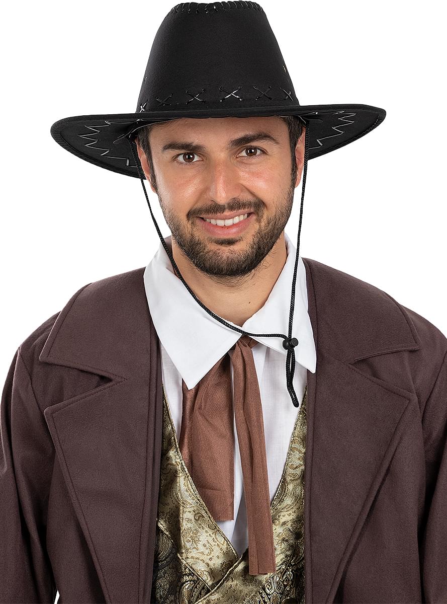 Black Cowboy Hat for Adults