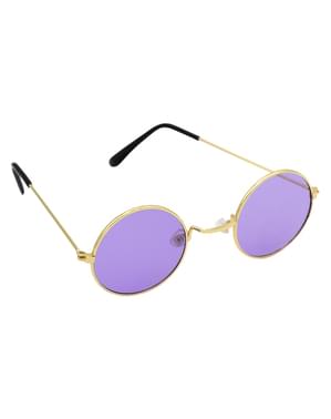 Gafas redondas disfraz de hippie - violeta - Kiabi - 2.50€