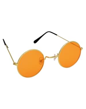 Glasögon Hippie orangefärgade