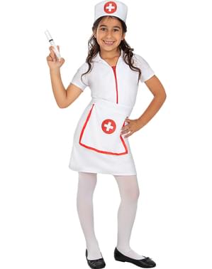 Sykepleier Kostyme til jente
