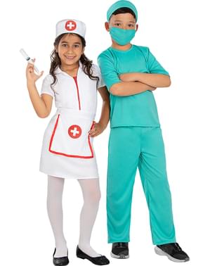 Medicinska sestra kostum za deklice
