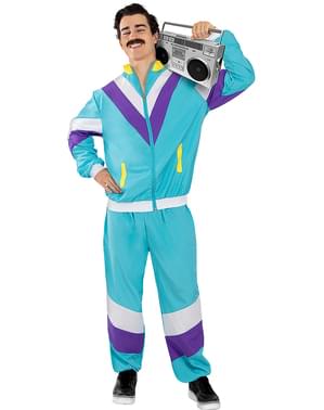 ‘80s Tracksuit Costume for Adults