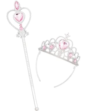 Princess Crown and Wand for Girls