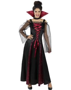 Vampire Costume with Black Gauze for Women. The coolest | Funidelia