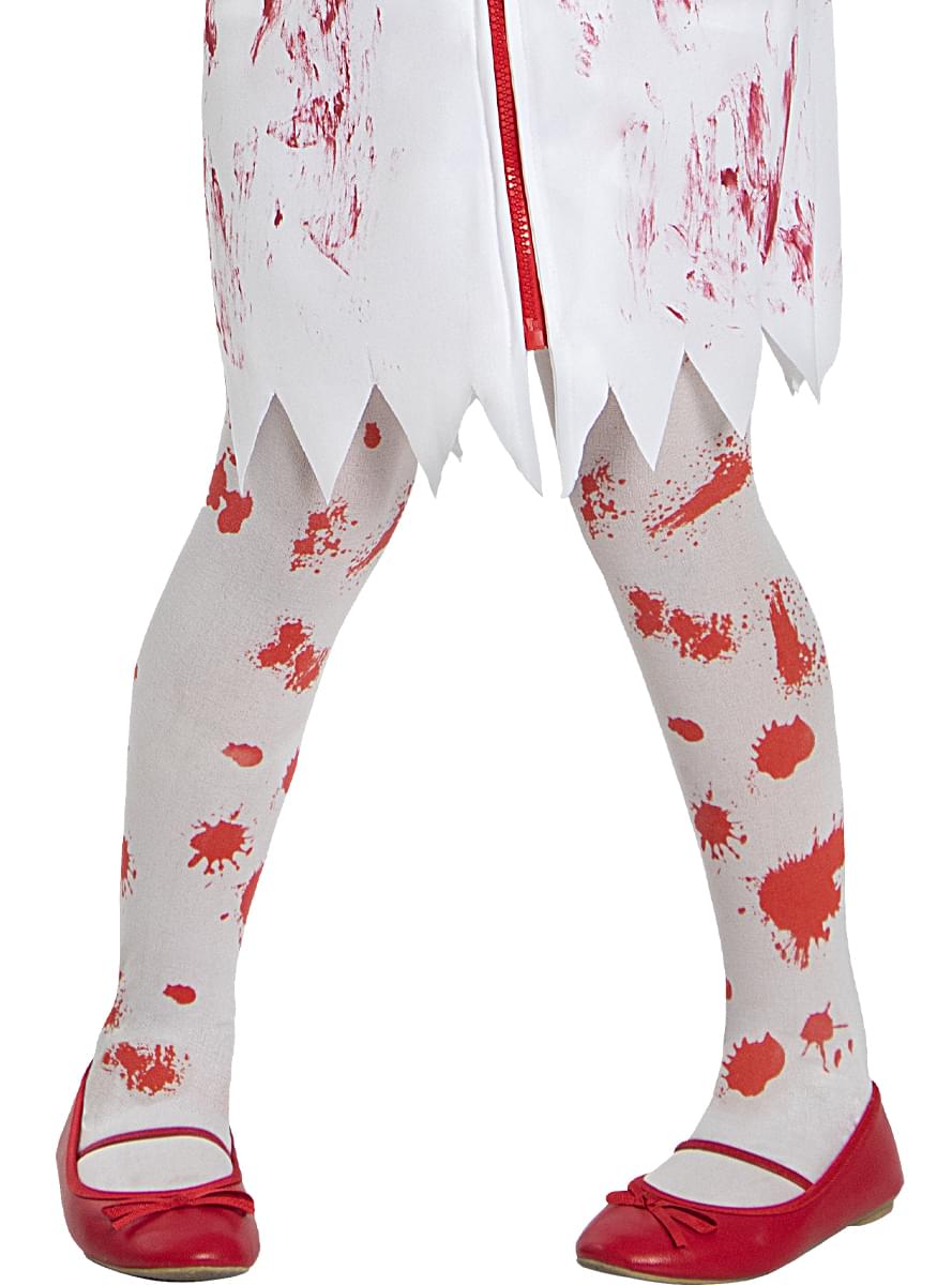 Bloedige Zombie Panty's voor Meisjes