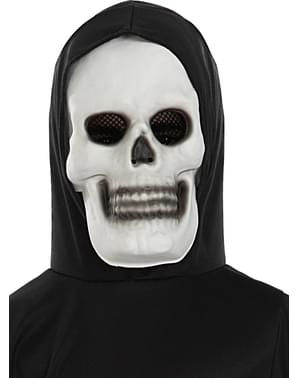 Máscara de esqueleto para menino