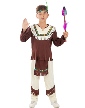 ameriški domorodec / indijanec kostum za dečke