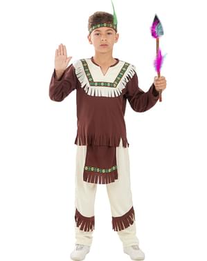 Indianer kostume til drenge