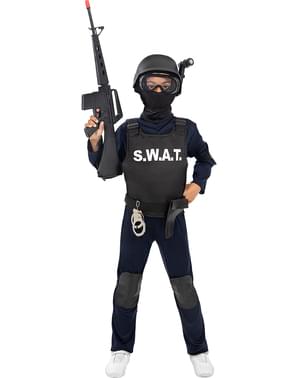 Costumi SWAT bambino e adulto. Alt, Polizia!