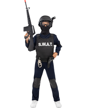 תחפושת יחידת משטרה מיוחדת SWAT לילדים