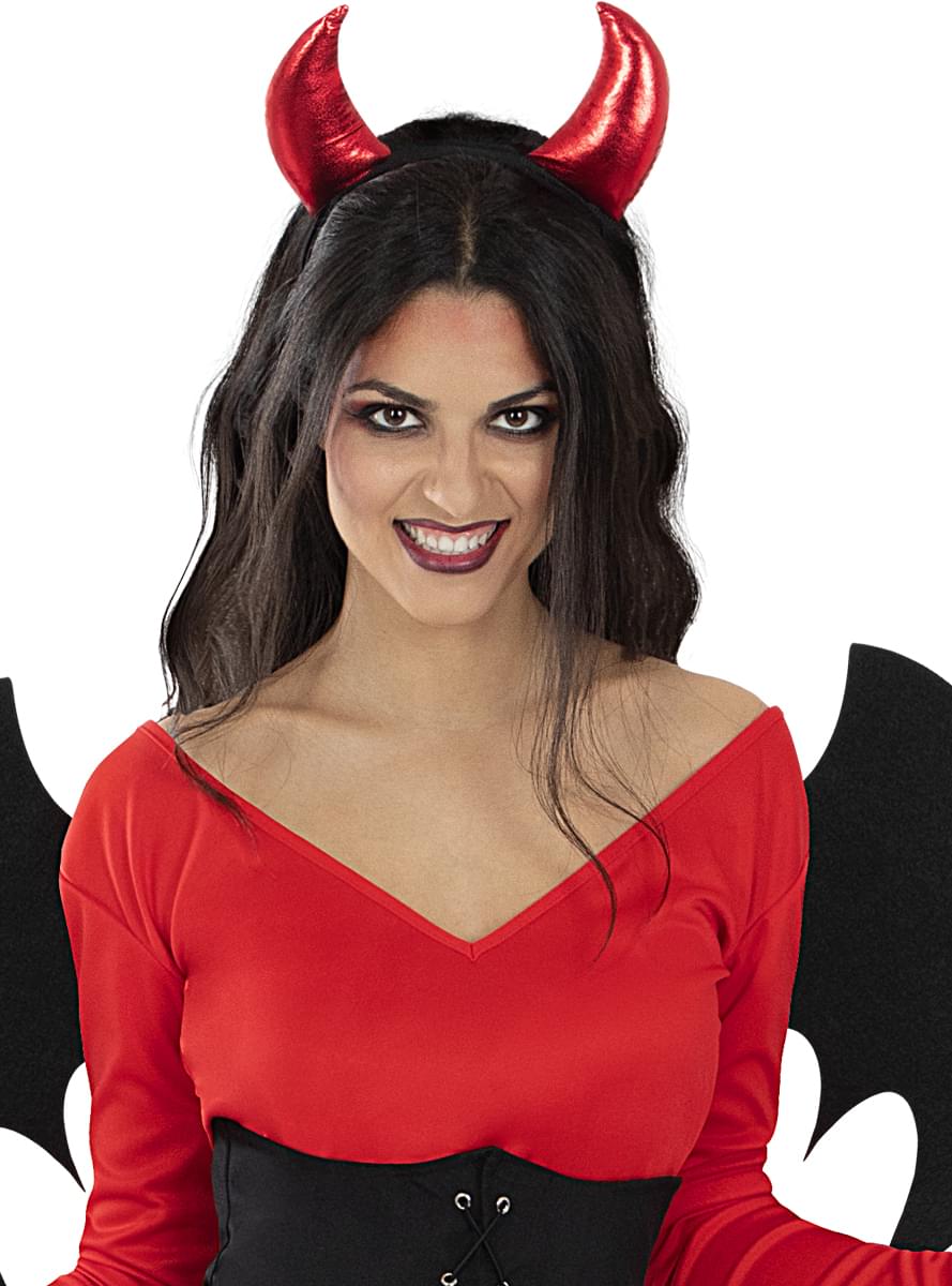 Serre-tête cornes de diable