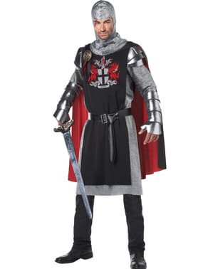 Kostum Ksatria Abad Pertengahan Pria yang Berani