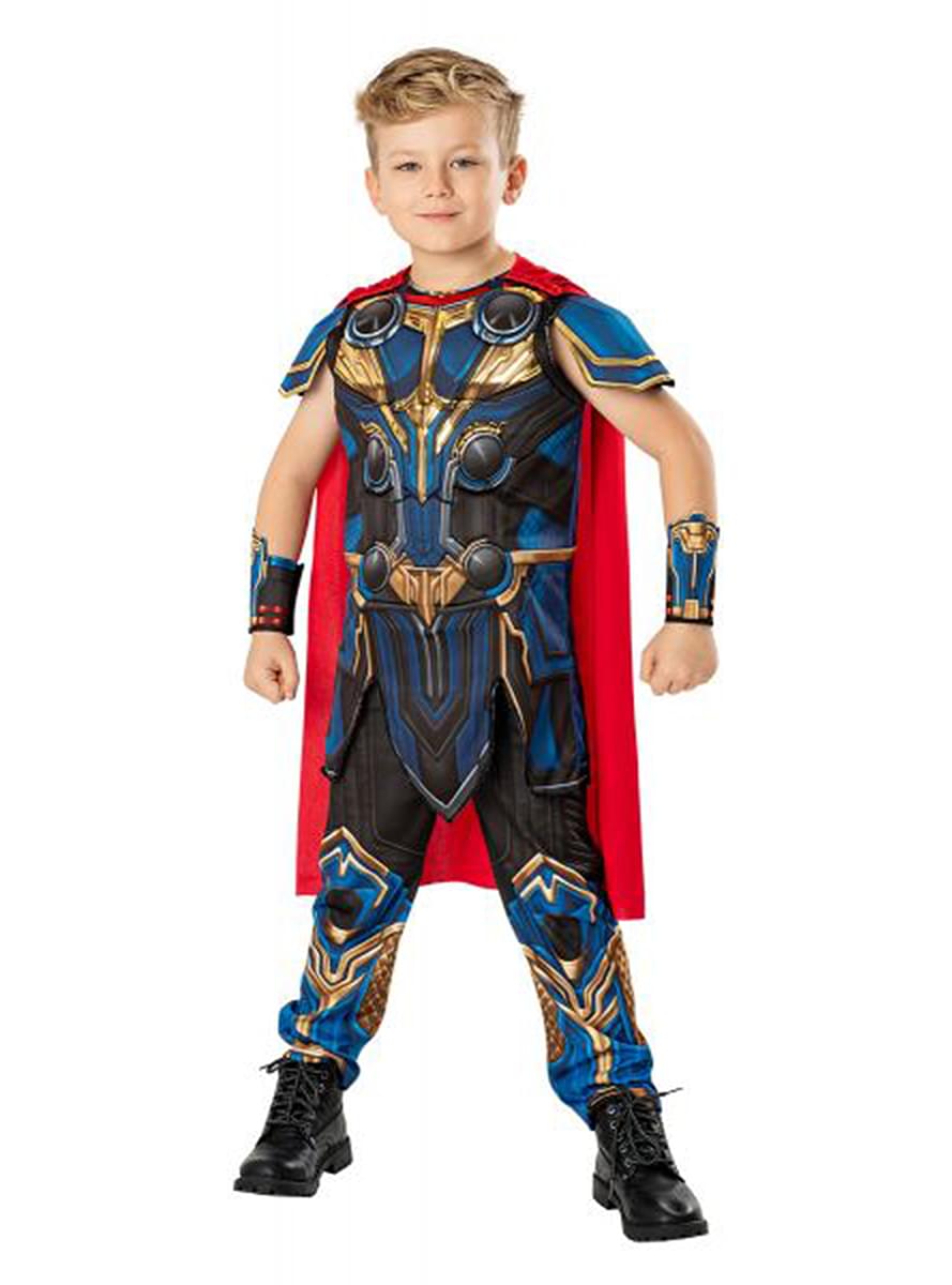 Thor Kostüm deluxe für Jungen - Love and Thunder