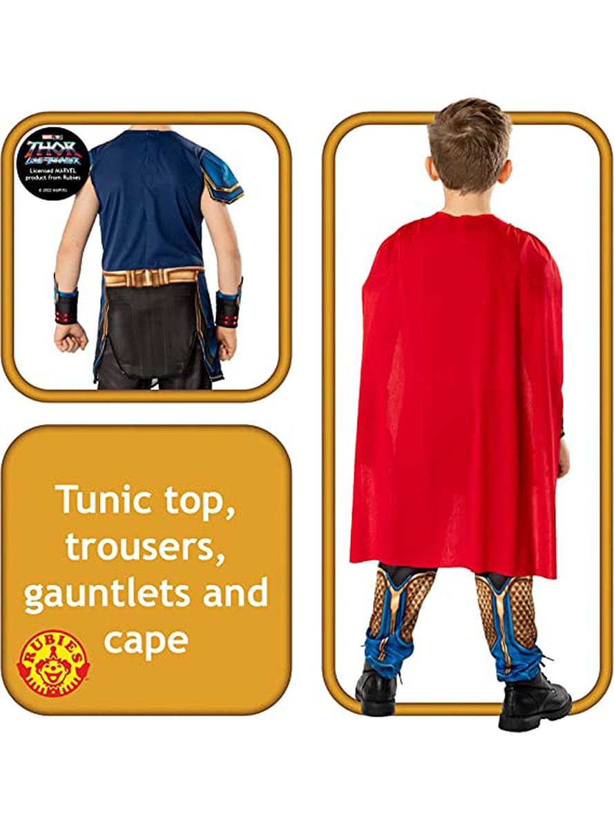 Thor Kostüm deluxe für Jungen - Love and Thunder