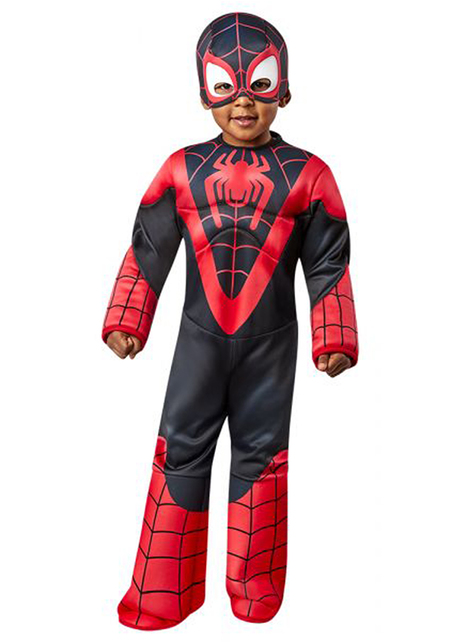Spider-Man Miles Morales Costume for Boys - Spidey and His Amazing Friends