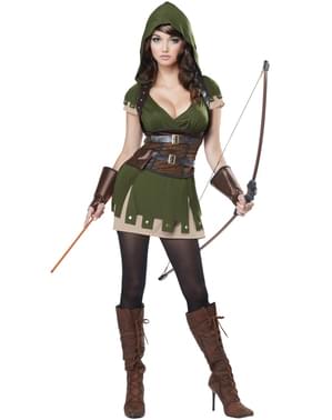 Boogschutter Robin uit het bos Kostuum voor vrouwen