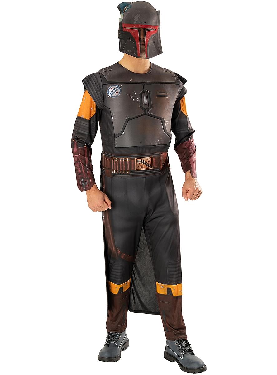 Boba Fett deluxe kostnaður fyrir karla