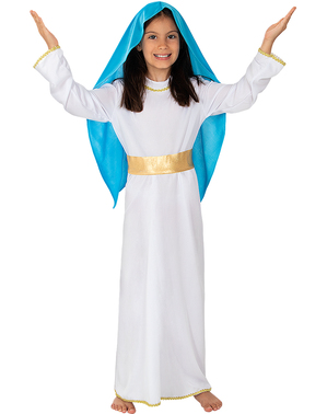 Kostým Panny Márie pre dievčatá