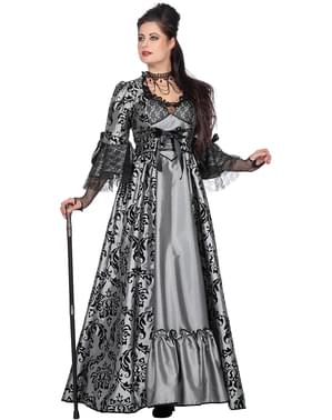 Disfraz Marquesa Dama Medieval Blanca chica, Talla: M