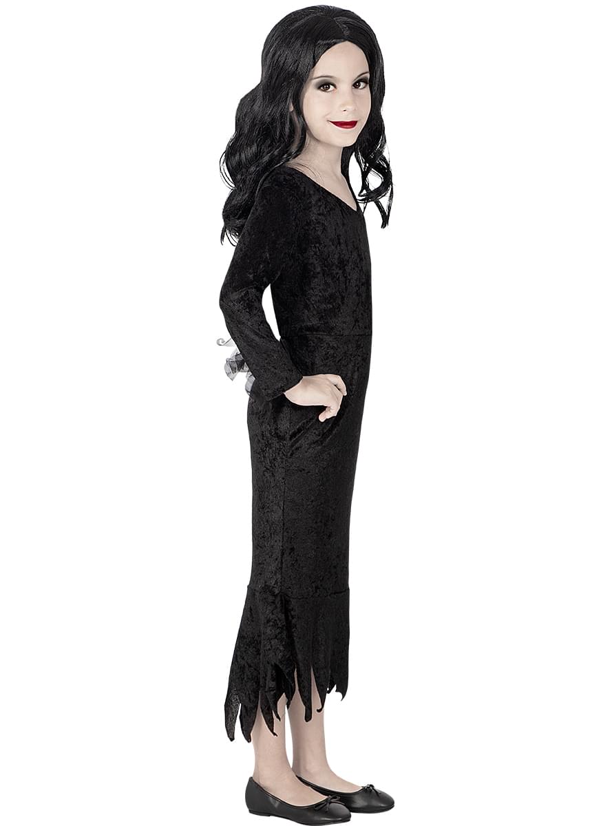 Maskeraddräkt Morticia Addams för barn - The Addams Family