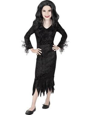Morticia Addams kostum za deklice- The Addams family