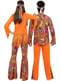 Disfraz de Hippie feliz para hombre talla grande