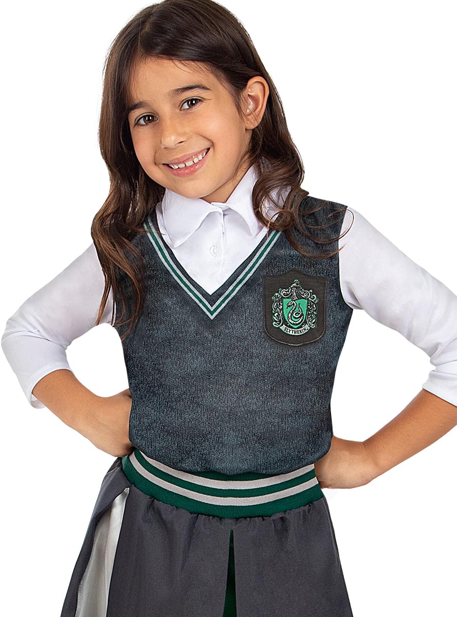 T-shirt Slytherin para raparigas - Harry Potter