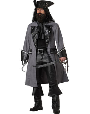 črnobradi pirat kostum za moške