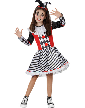 Harlequin Costume for Girls