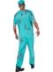 Disfraz de médico cirujano zombie para hombre