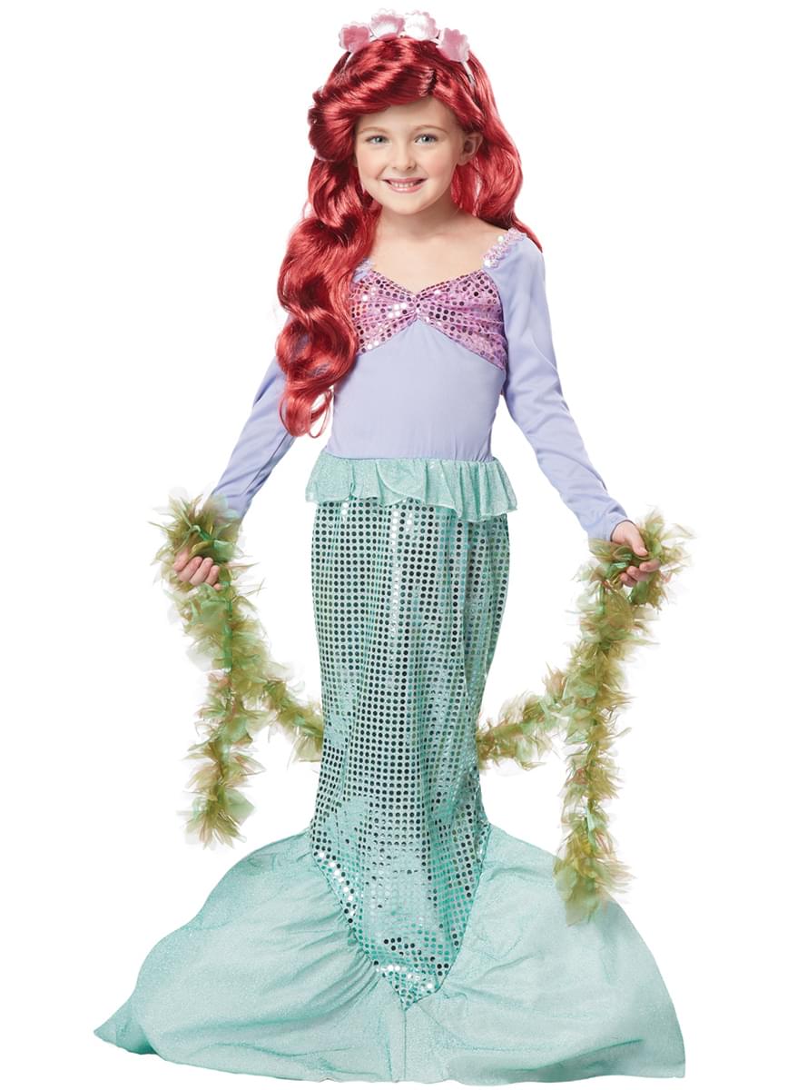 Girl's Sparkly Mermaid Costume