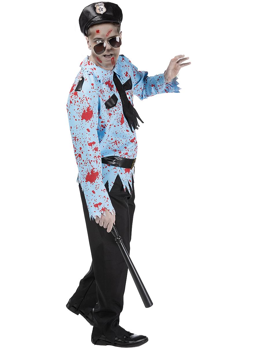Zombie Police Officer Costume for Men