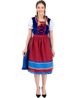 Tirolerin Kostüm deluxe für Damen in großer Größe